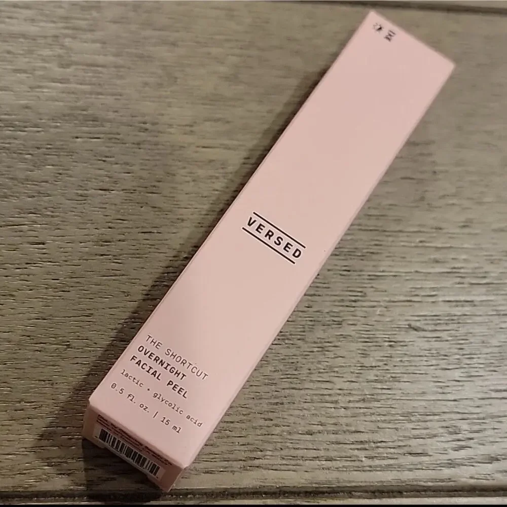Versed The Shortcut Overnight Peel Mini 0.5 oz AHA Retinol Exfoliant NIB